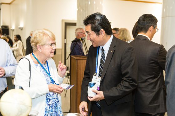 Attendees at the Global Leaders Circle Reception