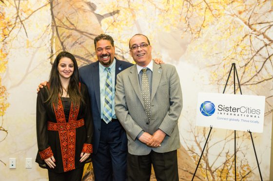 Roger-Mark De Souza with Attendees